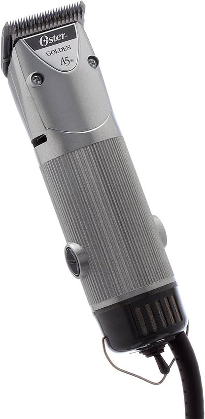 Oster Clipmaster Hair Clippers for Large Dog, Cat, and Pet Grooming with Detachable Blade for Thick Coats, Gray