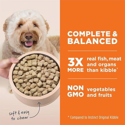Instinct Freeze Dried Raw Meals Grain Free Dog Food, Dog Food Dry, Freeze Dried Dog Food, Raw Dog Food, Pollock Recipe, 24 oz