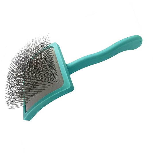 Slicker Brush for Long Haired Dogs - Poodles, Golden Doodles - Large Dog Pet Grooming Wire Brush and Deshedding