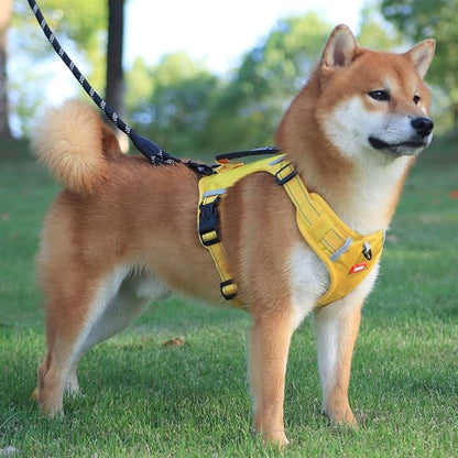 No Pull Dog Harness Reflective No Choke Pet Padded Vest Harness for Small Medium Large Dogs,Breathable Heavy Duty Dog Walking Harness with Easy Control Handle for Outdoor Training Running