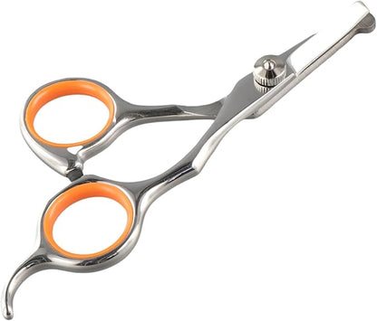Leadigol Pet Grooming Scissors Stainless Steel Professional Dog Hair Scissors Portable Round Head Round Head Pet Hair Scissors Cleaning