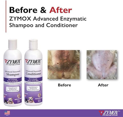 ZYMOX Advanced Enzymatic Leave-On Conditioner, 1 gal. – for Pets & Animals of All Ages: Conditions, Detangles, Soothes, & Moisturizers Skin & Coat