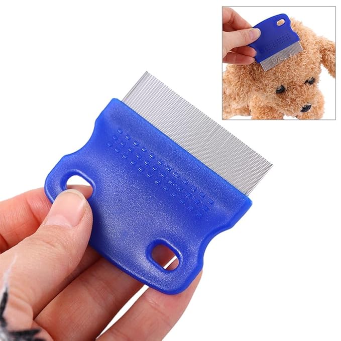 Vctitil Dog Hair Comb Cat Hair Comb Portable Comb For Pet Grooming Brushes To Remove Flea Fur