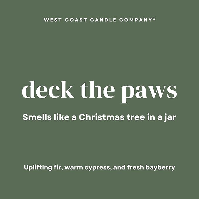 Pet Friendly Wax Melts | Pet Safe Wax Melts | All Natural Dog Safe Wax Melts | Non-Toxic Wax Melts | Pet Odor Eliminator | Pure Soy Wax Melts | Veterinarian Approved (Deck The Paws), 00850060248498