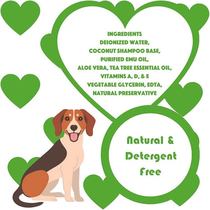 Natural Dog Shampoo, Tea Tree Relief, 17oz