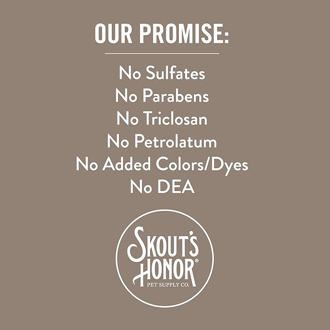 SKOUT'S HONOR Pet Deodorizer Spray- Hydrating Daily-Use with Avocado Oil & Omega-3s, Paraben & Sulfate-Free, 97% Natural, 8oz, Dog of The Woods