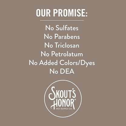 SKOUT'S HONOR Pet Deodorizer Spray- Hydrating Daily-Use with Avocado Oil & Omega-3s, Paraben & Sulfate-Free, 97% Natural, 8oz, Dog of The Woods