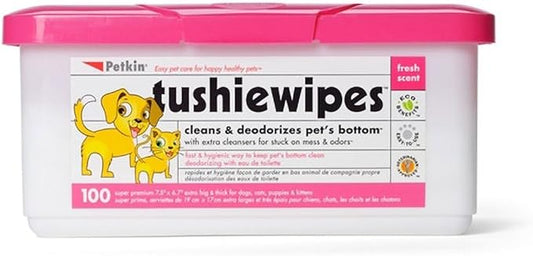 Petkin – Hygiene Range Tushie Wipe – Set of 100