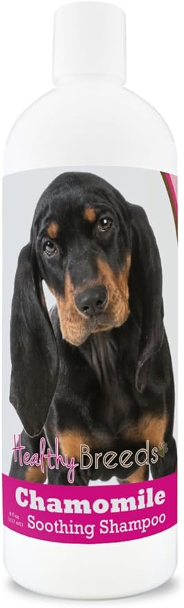 Healthy Breeds Black and Tan Coonhound Chamomile Soothing Dog Shampoo 8 oz