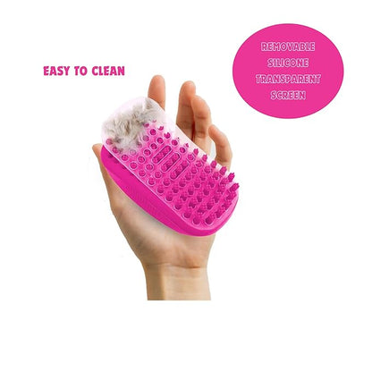 Multi Utility Bath and Massage Brush Pet Grooming Tool (Pack of 1)(COLOR MAY VARY)