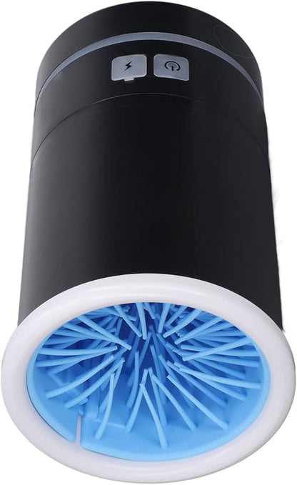 Portable Dog Paw Washer, Automatic echargeable USB Rechargeable Soft Brushes Dog Foot Cleaner, Portable Pet Paw Cleaner Pet Grooming Supplies for Small Medium Dogs Cats