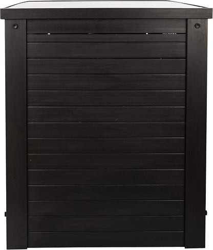 New Age Pet ECOFLEX Dog Crate End Table - Furniture-Style Pet Crate for Crate Trained Dogs - Stainless Steel Tubing & a Latched Closure - 10 Year Manufacturer's Warranty, X-Large, Black