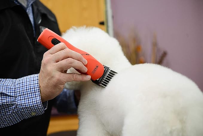 WAHL Professional Animal Stainless Steel Attachment Guide Comb Detachable Blade Pet Clippers - #0, 5/8 Inch Cut Length (3375-100), Yellow