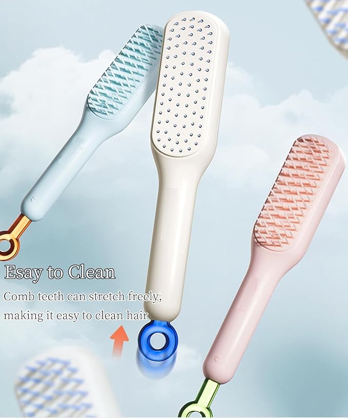 Scalable Small Grooming Dog Brush, Puppy Massaging Hair Brush, for Small Dogs Cats Rabbits of All Hair Types (Pink)