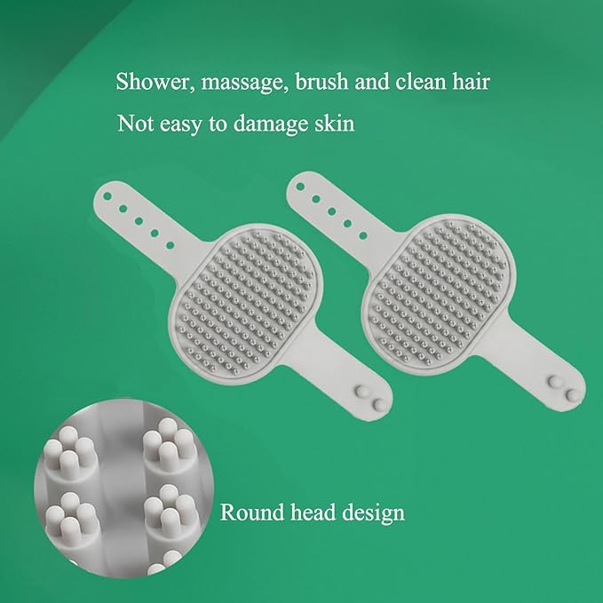 Pet Dematting Comb - 2 Sided Undercoat Rake for Cats & Dogs - Safe Grooming Tool for Easy Mats & Tangles Removing - Medium and Long Haired Cats Dogs Brush for Shedding. (Green)