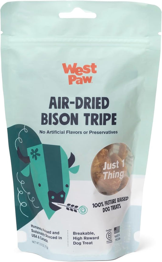 WEST PAW, Air Dried Dog Treat, Bison Tripe