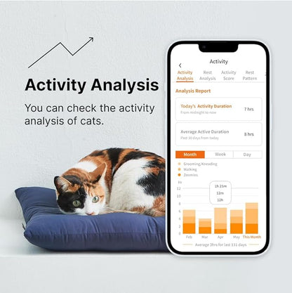 LavvieTAG Charger & Scanner Set | Smartwatch for Cat ID Tag Light (0.01lbs) Activity Analysis Heath Care Calrorie Consumption App Integration Monitor Fitness Tracker(Charger&Scanner Included)