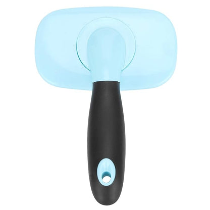 Pet Hair Comb, Cat Dog Cleaning Hair Massage Comb 360° Rotation Deshedding Slicker Brush Pet Removal Comb Grooming Tool(Blue)