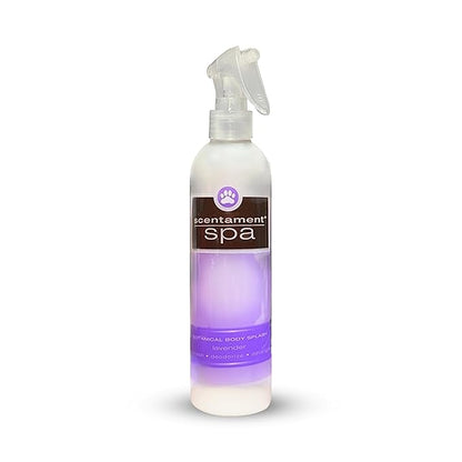 Best Shot Scentament Spa Botanical Body Splash, Body Spray for Pets, Cat and Dog Cologne Spray, Lavender Aloe, 8 Oz.