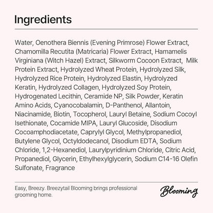 Blooming Volumizing Dog Shampoo, Loved by Top Korean Groomers, Volumizing Formula for a Shiny & Fluffy Coat – Easy Breezy, Professional Care at Home (16.9 fl oz/500ml) (16.9 fl oz)