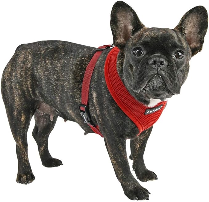 Puppia Soft Dog Harness, Wine, X-Large (PDCF-AC30-WN-XL)