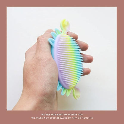 Silicone Pet Brush Soft Bristle Multifunctional Massage Brush Crab Brush for Dogs, Cats & Small Pets