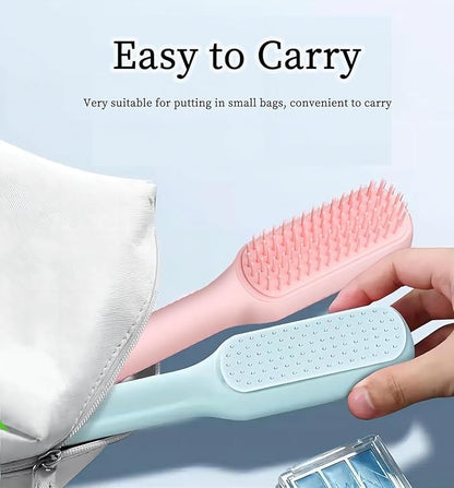 Scalable Small Grooming Dog Brush, Puppy Massaging Hair Brush, for Small Dogs Cats Rabbits of All Hair Types (Pink)