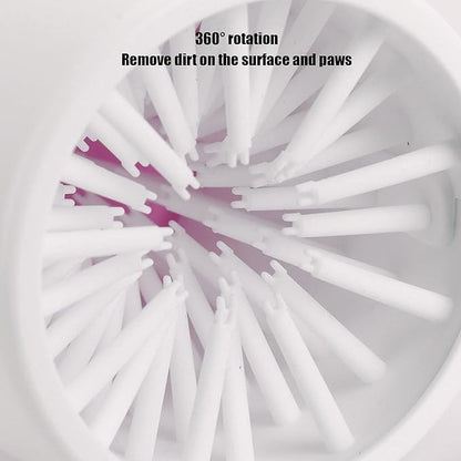 Dog Washer Cup, Protable Safe and Non‑Irritating Dog Washer Feet Cleaner for Dog for Dogs for Paws(pink)