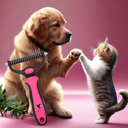 Pet Grooming Brush For Dogs and Cats.