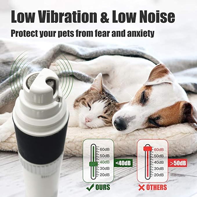 Pet Republique Dog Nail Grinder and Nail Clippers Series Size Option Dogs: Small, Medium, Large Dogs – Dog Claw Trimmer Kit (Clippers+Grinder, Large)
