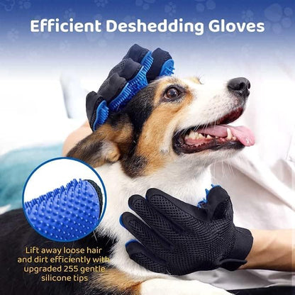 Dog Bath Brush Pro - Sprayer & Scrubber Tool in One Indoor/Outdoor Bathing Supplies Pet Grooming for Dogs or Cats with Long Short Hair Wash Hose Shower Attachment, Blue, 320oz, 0.8 pounds