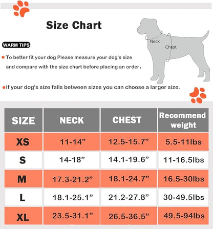 No Pull Dog Harness Reflective No Choke Pet Padded Vest Harness for Small Medium Large Dogs,Breathable Heavy Duty Dog Walking Harness with Easy Control Handle for Outdoor Training Running