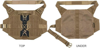 EXCELLENT ELITE SPANKER Dog Harness Tactical Military Dog Harness Adjustable No-Pull Dog Harness Training Hunting Dog Tactical Vest with Handle(COB-S)