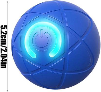2PCS Shaky Ball Toy for Dogs,Pet Bounce Ball ,Vibrating Dog Ball for Dogs, Automatic Moving Dog Toy Ball,Bouncing Ball for Dogs Interactive Dog Ball,Automatic Moving Dog Toy Ball shaking(Blue+Blue)