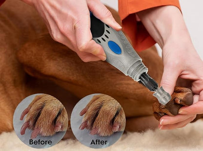 Pet Nail Grinder Trimmer for Dremel - Dog Nail Grinder Attachment Bit - 1/8'' Safe and Painless Nail Grinder Wheel for Dogs&Pets and Animals Toenail Care