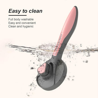 Pet Grooming Brush, Self Cleaning Slicker Brush, Removes Loose Hair & Tangles, Skin Friendly & Promotes Circulation, for Cats and Dogs with Short, Medium & Long Hair (2Pack, Green & Pink)
