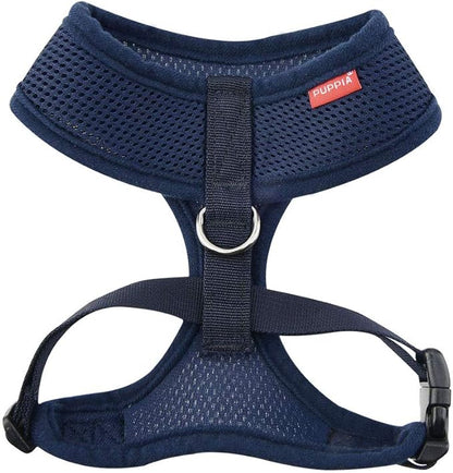 Puppia Soft Dog Harness, Navy, X-Small (PDCF-AC30-NY-XS)
