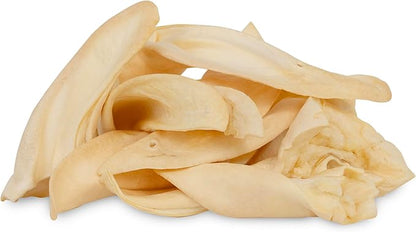 Premium Cow Ears For Dogs, Thick Cut & All-Natural Half Ears, 100% Grass Fed Beef, No Additives Or Hormones, Safe Rawhide Alternative, Great Dog Treat Alternative To Pig Ears, Bully Sticks, Dog Bones