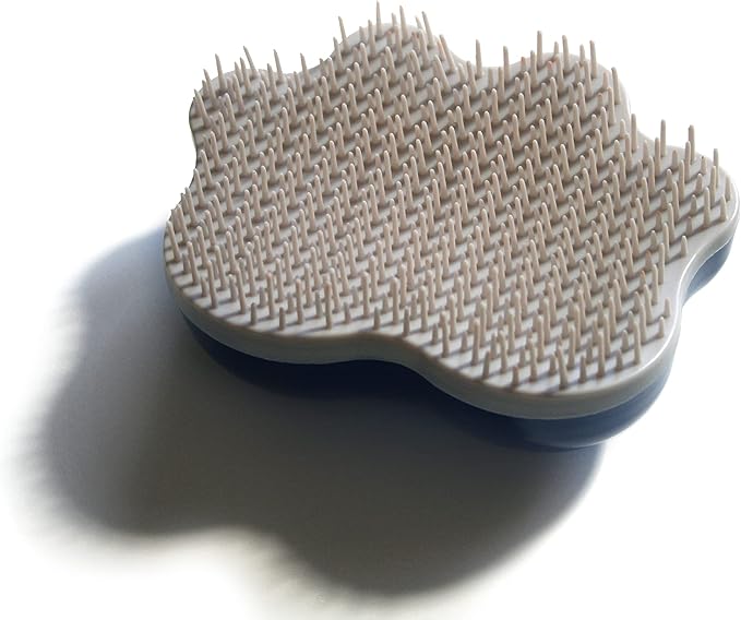Small 4" Dog Pet Hair Massaging Brush Grooming Tool for Cats Dogs Long or Short Hair Royal Relief Blue