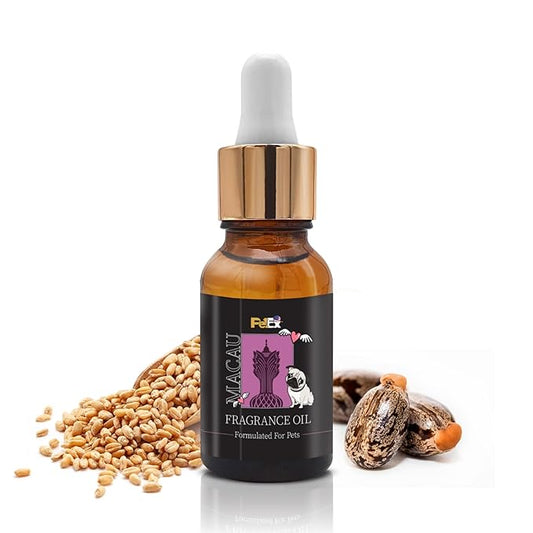 Petex Premium Pet Fragrance Oil | Ultra Premium Natural Pet Care with Dead Sea Minerals | Dog Perfume Fragrance Oil Long Lasting Scent | Natural Pet Cologne - Suitable for Dogs and Cats (Macau)