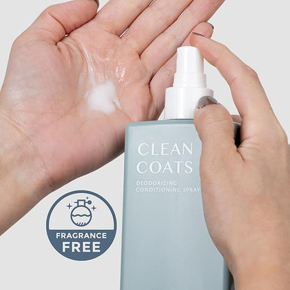Premium Dog Grooming Spray | Deodorizing Spray for Dogs | Dog Detangler Spray for Sensitive Skin | Leave in Conditioner Spray | Fragrance Free, Made in The USA, Vegan Formula