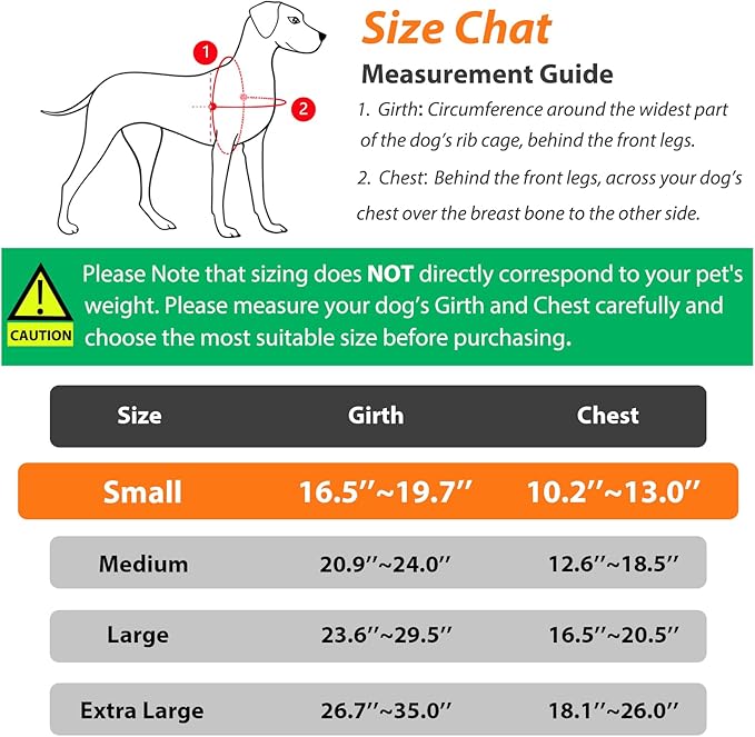 No-Pull Small Dog Harness - Tatical Dog Harness for Small Dog with Handle, Freedom No Pull Escape Proof Dog Vest Harness, Front Clip Reflective Adjustable Service Dog Harness(Black, Small)