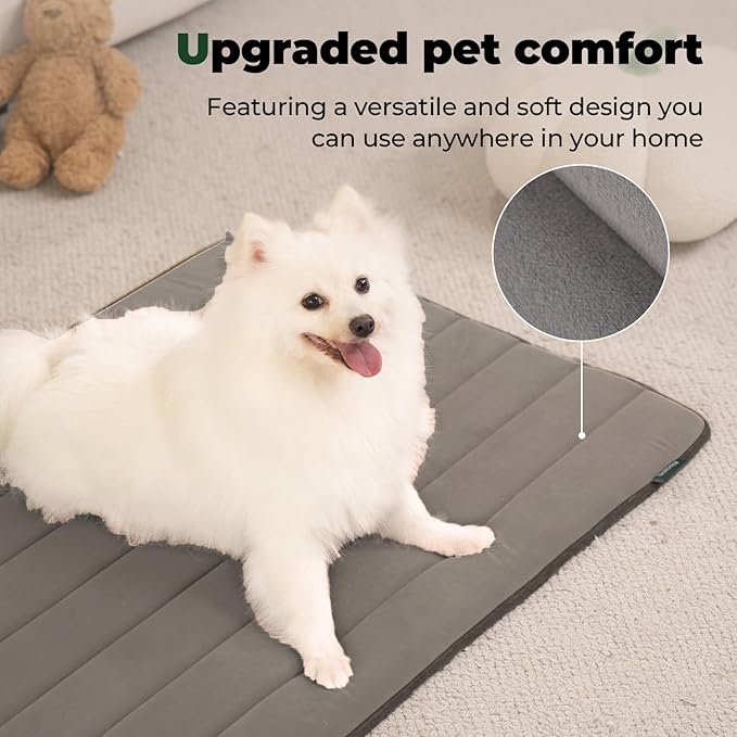 BALANCE Dog Crate Pad, Dog Foam Crate Mat Kennel Pad, Washable Water-Resistant Pet Bed Flat Dog Cage Mat for XX-Large Dogs