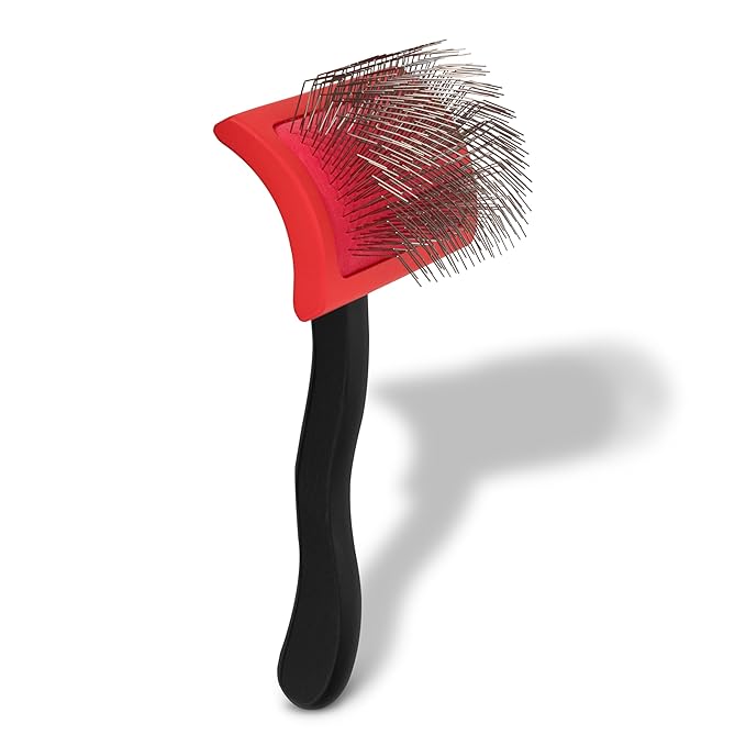 Paw Brothers Medium Slicker Brush for Doodles, Goldendoodles, Poodles - Grooming Brush for Long and Short Haired Dogs