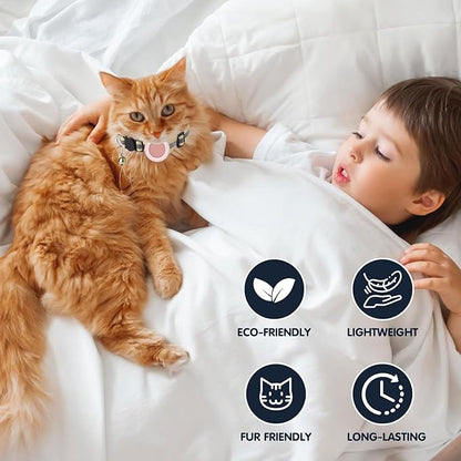 Pet Tracker for Cat, Smart Cat Location Tracker with Holder, MFi Certificated Tracking Device, No Monthly Fee, Works with Find My, Collar Not Included, Not GPS Tracker(iOS Only) (Pink,Small)