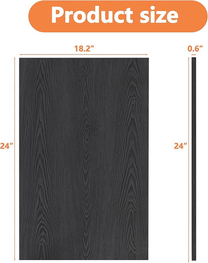 Piskyet Dog Crate Topper Wood Countertop for 48 42 36 30 24 inch Dog Cage, Dog Crate Cover,Dog Kennel Topper(Crate Not Include) (Black, for 24 Inch Crate)