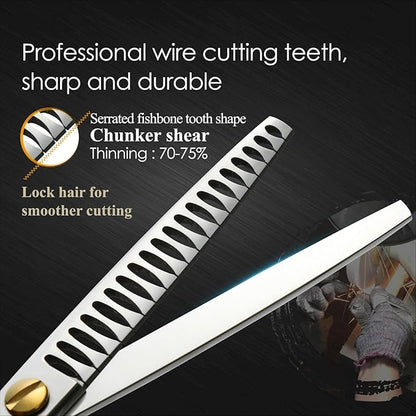 Dog Grooming Scissors: 7.0" Pet Shears Made Of Japanese VG10 Advanced Stainless Steel Professional Grooming Scissors for Dogs Cats and Other Pets