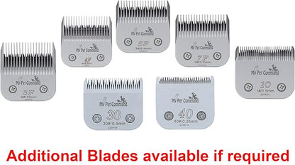 My Pet Command MPC15DS Replacement Upper Cutter Blade & Lube Oil for Cordless Pet Clipper