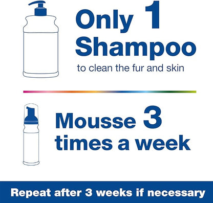 Douxo S3 Calm Shampoo, Contains 0.75% Ophytrium, Soothing, For Itchy, Irritated or Allergic Skin, For Dogs and Cats, 16.9 fl. oz. (500mL)