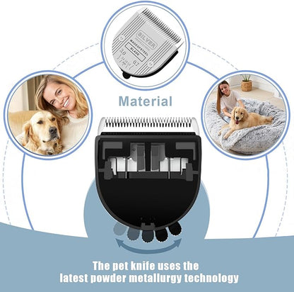 2PCS Adjustable 5 in 1 Replacement Blades Compatible with Wahl 5 in1 Clipper Bravura, Chromado, Creativa, Figura, Motion, Supergroom Dog Grooming Clippers